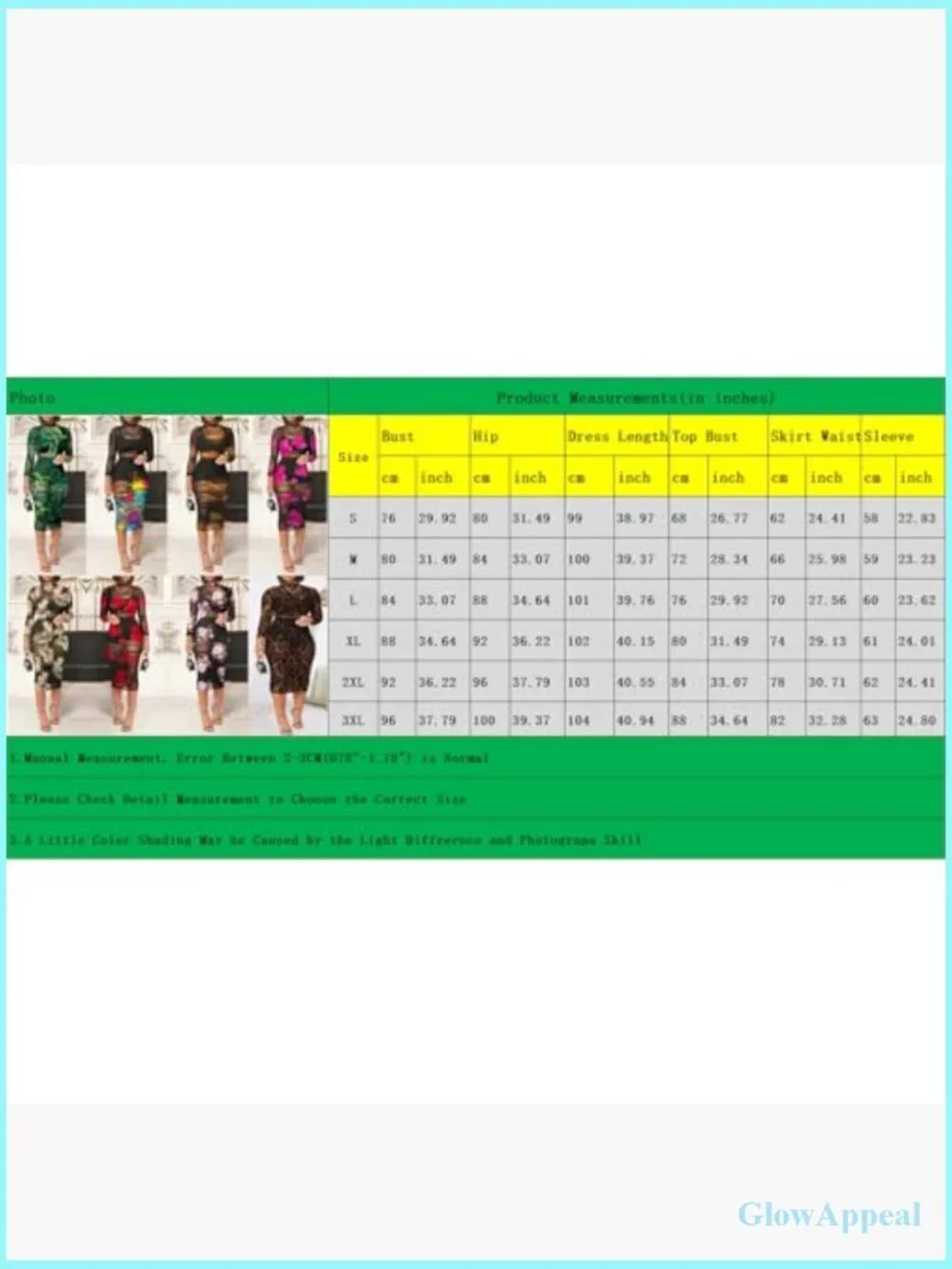 Sheer Mesh Bodycon Midi Dress Long Sleeve 3 Piece Outfit Set Floral